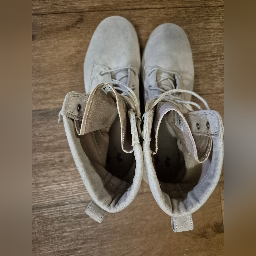Under Armour Gray Tactical Boots - Picture 7 of 9